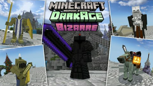 Minecraft มือถือ Addon Darkage Bizarre V.2 สิ่งมีชีวิตแห่งยุคมืด!_HD