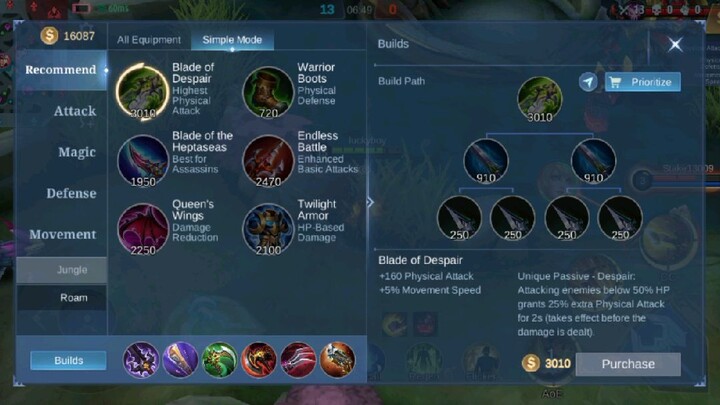 chou high damage basic attack