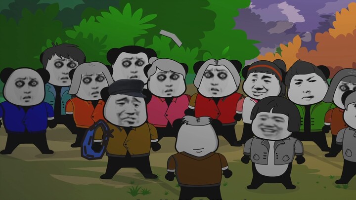 The guys wandered around all night and returned to the village.