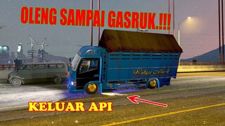 TRUK WAHYU ABADI OLENG SAMPAI KELUAR API 🔥🔥🔥