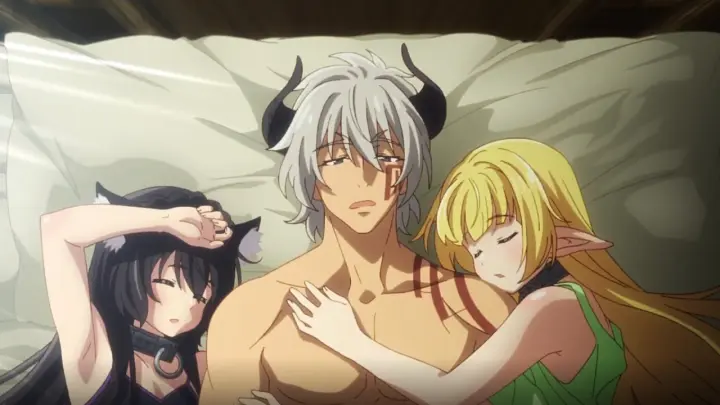 Overpowered Demon Lord Makes Two Beautiful Monster Girls His Slaves