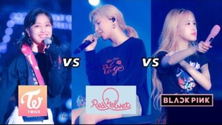 Twice & Red Velvet & Blackpink所有成员唱功排名