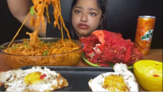 ĂN TOÀN GÀ VỚI MÓN ĂN SỮA RIÊNG SPICY SAMYANG VÀ TRỨNG #asmr #mukbang