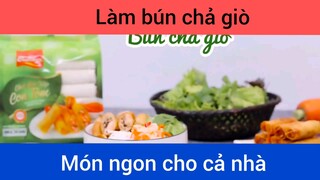 Cách làm bún chả giò