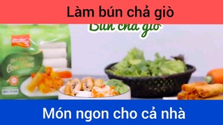 Cách làm bún chả giò