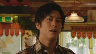 Check out the cool transformation scenes in Kamen Rider