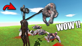 Siren head !!! เจ้าปีศาจหัวลำโพงสุดโหด (เเรกเยอะมาก) - [Animal revolt battle simulator]