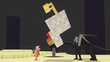 Game|"Minecraft" Hoạt hình hài hước|Gấu trúc xuyên qua núi