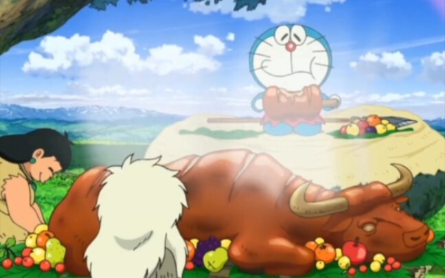 Anda tidak dapat mengadakan pertunjukan makanan tanpa Doraemon