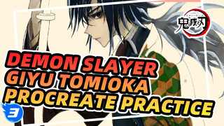 Giyu Tomioka The Water Hashira (Newbie Practice) | Procreate | Demon Slayer_3