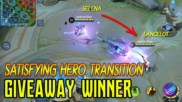 SATISFYING MLBB HERO TRANSITION | GIVEAWAY WINNER!