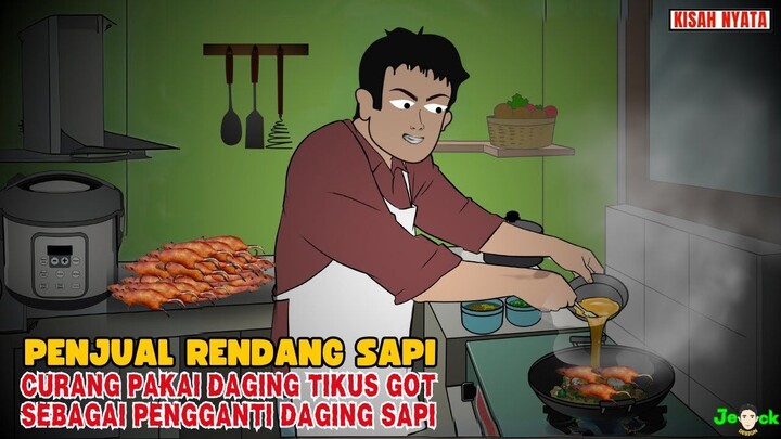 AZAB PENJUAL RENDANG SAPI PAKAI DAGING TIKUS SEBAGAI PENGLARIS DAGANGAN  SIN