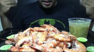 ASMRShrimps(EATING SOUND)COCO SAMUI ASMRกินโชว์กุ้ง