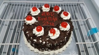 cara membuat blackforest sederhana | kue tart blckforest