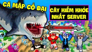 MINECRAFT SINH TỒN CỔ ĐẠI #15 | NOXUSS CHẾ TẠO CÂY KIẾM KHỎE NHẤT SERVER VÀ ẤP TRỨNG MEGALODON