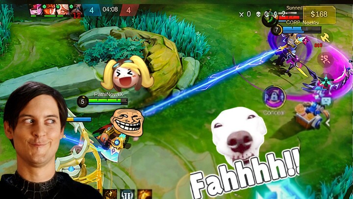How To Troll Enemy Using Franco | Mobile Legends Funny Moments 😭 | MLBB