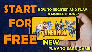 ETHERMON New Play to Earn Game (Tagalog)