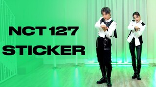 NCT 127 comeback song "Sticker" 7 sets of costume dance cover dance couple double cover dance [Ellen