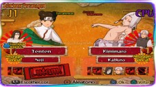 TENTEN VS KIMIMARO - NARUTO ULTIMATE NINJA 6 ANDROID GAMEPLAY