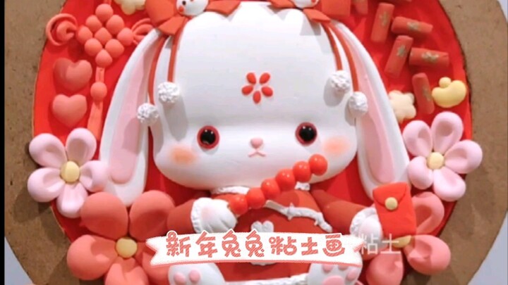 Seekor kelinci kecil yang menggemaskan sedang memandangmu! #IniKokLucuBeneran #ClaySuperRingan #DIYS