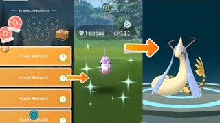 200 Candy per catch glitch? Shiny Feebas on event quest. 2 streak catches, walk 20km and evolve!