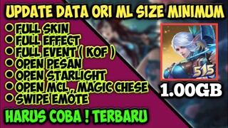 Data Ori ML Size Minimum | HP Kentang Wajib Coba | Config ML No lag | Mobile Legends Bang Bang