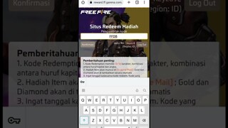 KODE REDEEM RESMI DARI GARENA 5 TAHUN ANIVERSARY #shorts#freefire#trending#viral