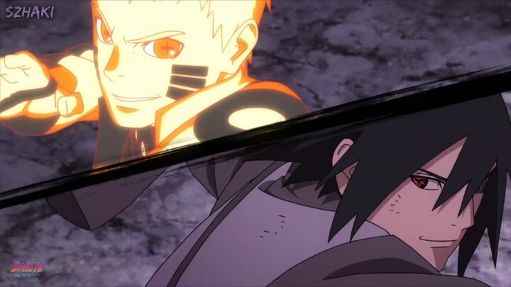 Naruto Uzumaki VS Sasuke Uchiha VS Momoshiki Otsutsuki Full Fight SUB INDO