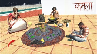 Franklin Fight Kamla Ghost in Indian Bike Driving 3D #2 | Horror Game