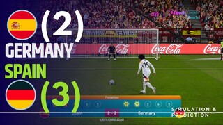 Penalty shootout ⚽ Spain 2-3 Germany 🏆 Euro Cup 2024 | Video game simulation