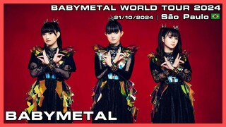 BABYMETAL - BABYMETAL WORLD TOUR 2024 - 21/10/2024