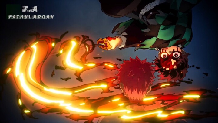 Demon Slayer The Movie Infinity Castle - Tanjiro Vs Akaza