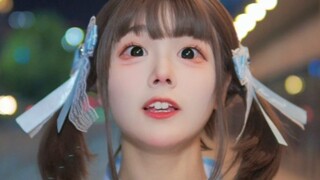 [Kue Kue Kelinci] Dou Xing ループ Kakak Ekor Kuda Kembar Gigi Kelinci yang Lucu sangat ingin bertemu de