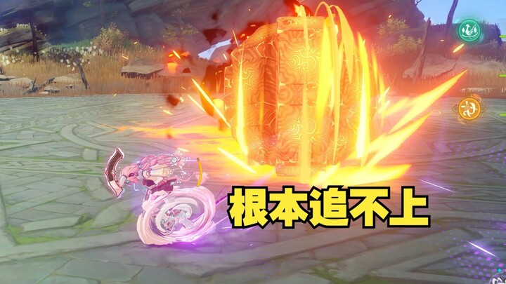How amazing is Vayu? She’s practically a sprinter! [Genshin Impact Creative Experience Server]