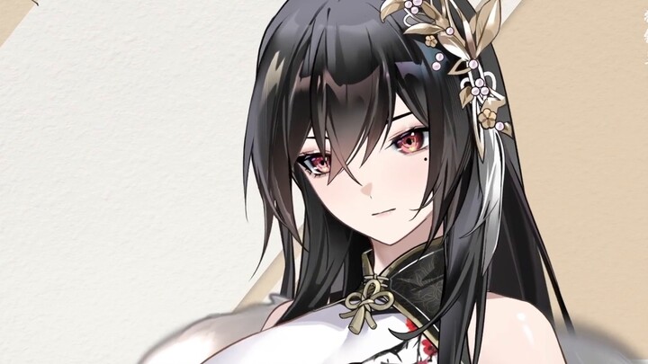 [Live2D Model Display] คุณชอบผ้าไหมสีดำที่จะสวมที่ขาซ้ายหรือขาขวา?
