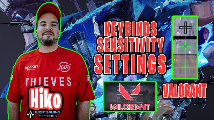 100T Hiko Valorant Settings Sensitivity Keybinds Crosshair and Setup 2021