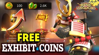 Rise of kingdoms - how to get free exhibit coins for F2P players