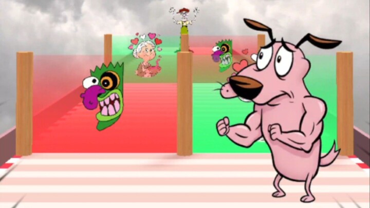 😱Dog VS grandfather 👴 who will win the gem play