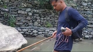 net fishing in Nepal | asala fishing | himalayan trout fishing |