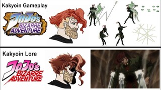 Kakyoin Gameplay vs Kakyoin Lore