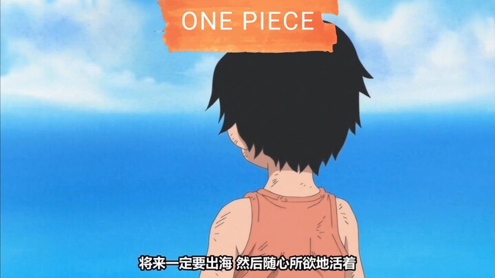 ONE PIECE-ACE AND LUFFY FAREWELL.