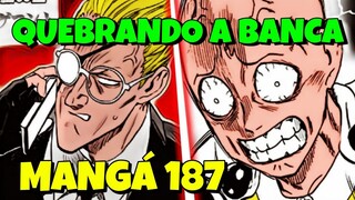 One Punch Man 187 - QUEBRANDO a BANCA! SAITAMA fura GOLPE de APOSTAS! DEU dó do CACHORRO