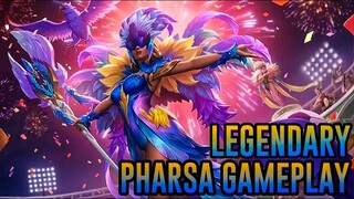 UNKILLABLE! 20 KILLS  PHARSA LEGENDARY GAMEPLAY - MOBILE LEGENDS