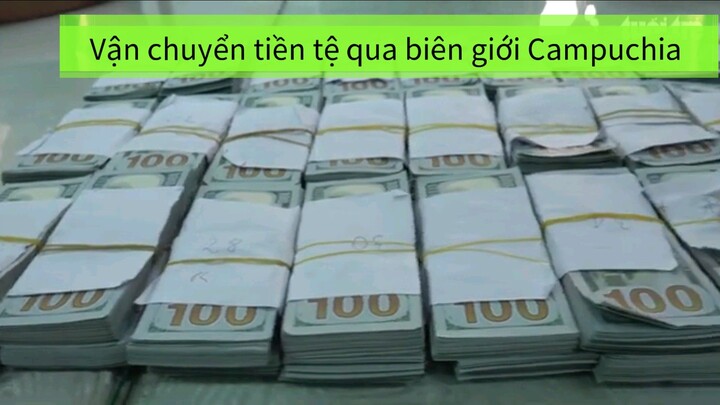 cặp vợ chồng lập đường dây vận chuyển tiền qua USD qua biên giới Campuchia