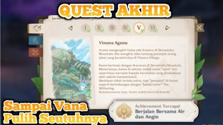 Quest Terakhir VIMANA AGAMA - "Aranyaka"                          ||Genshin Impact Indonesia ||