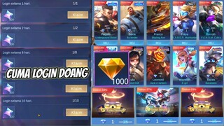 CUMA LOGIN DOANG DAPAT 1000 PROMO DIAMOND KUNING! BELI SKIN CUMA 1 DIAMOND