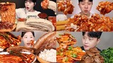 Korean foods Big Bites mukbang compilation pt.8
