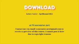 [GET] Kelsey Carter – Spellbound 2024