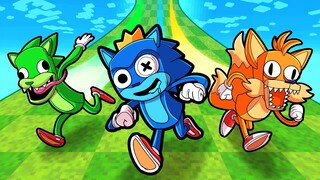 RAINBOW SONIC FRIENDS! (SPEED = 999mph)