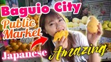 Japanese girl goes to Baguio City Public Market for the first time!! OMG!Amazing